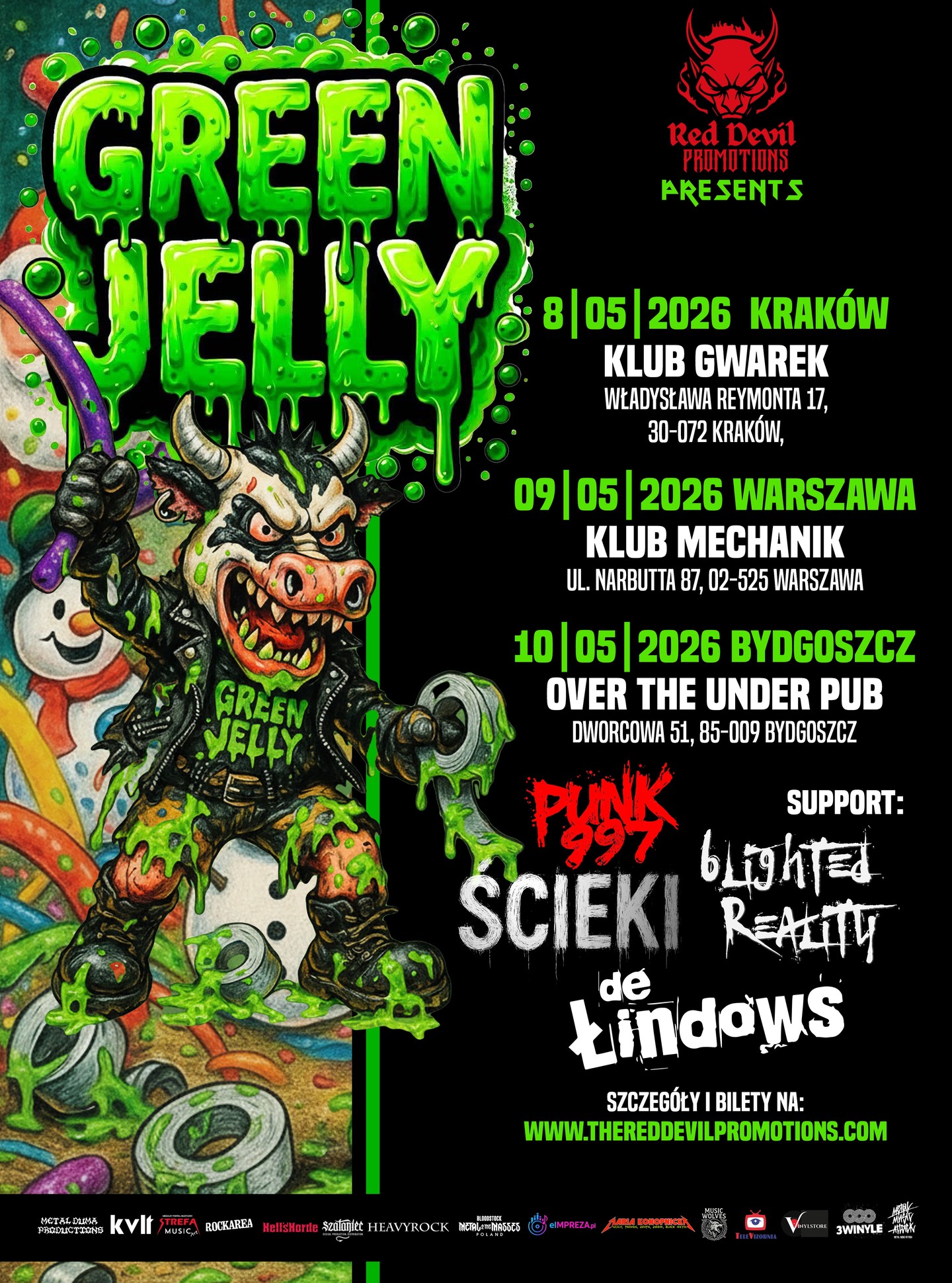 Green Jelly Tour Poster 2026